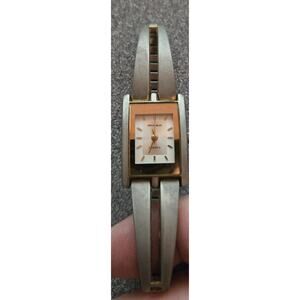Milan‎ Women's Two Tone Stretch Bracelet Analog Watch